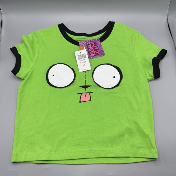 Invader Zim GIR Girls Ringer Baby T-Shirt MEDIUM New - Picture 1 of 7